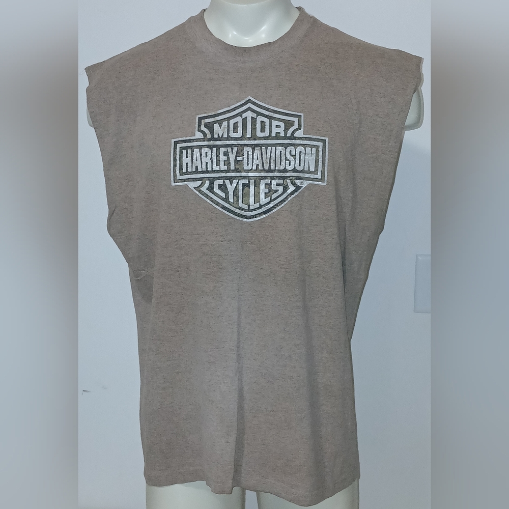 Vintage Harley - Davidson Stratman Sleeveless T - Shirt Size XL
